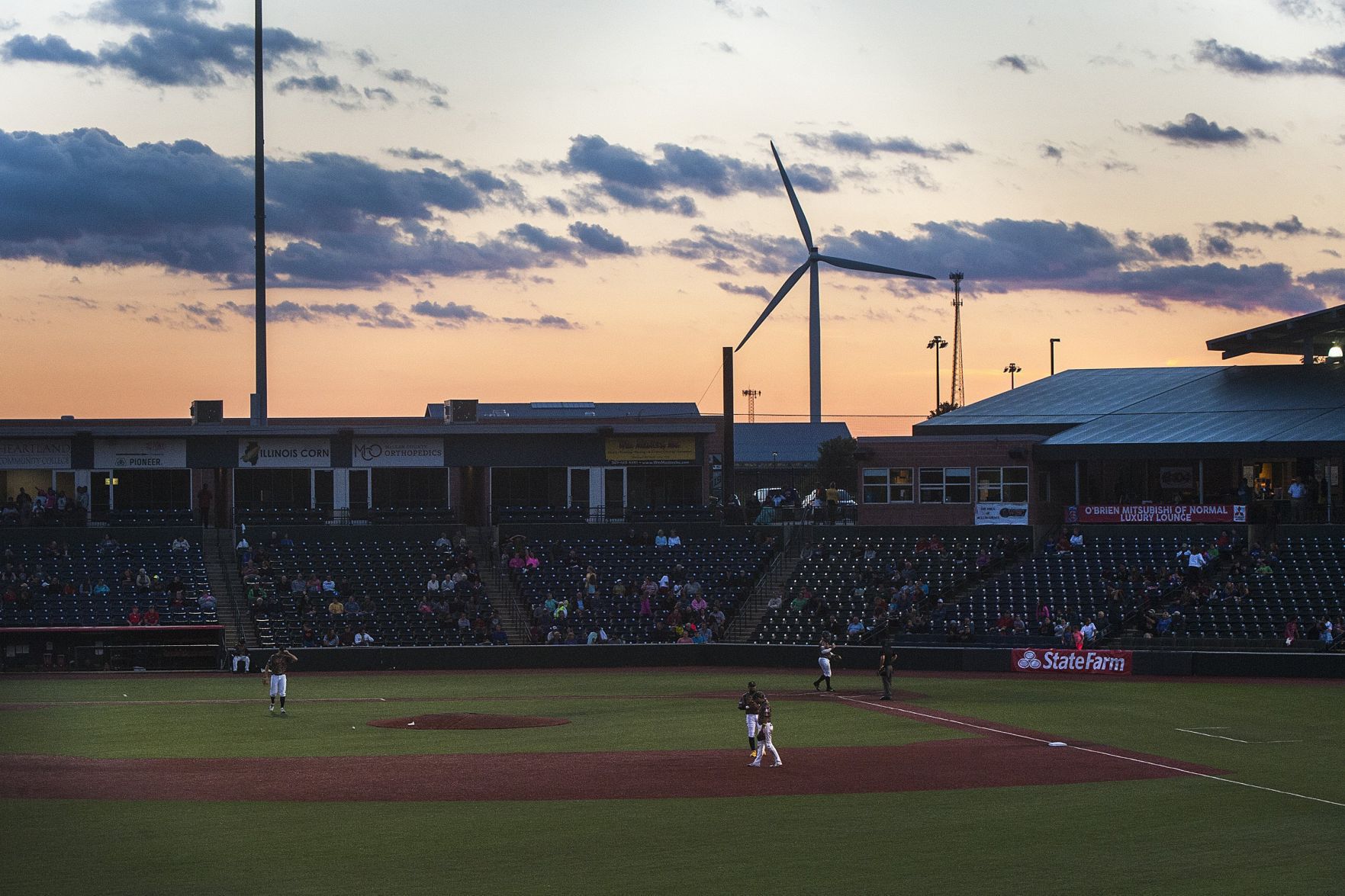 2017: Sunset over the Corn Crib